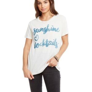 NWT Chaser sunshine and cocktails tee, Size Small